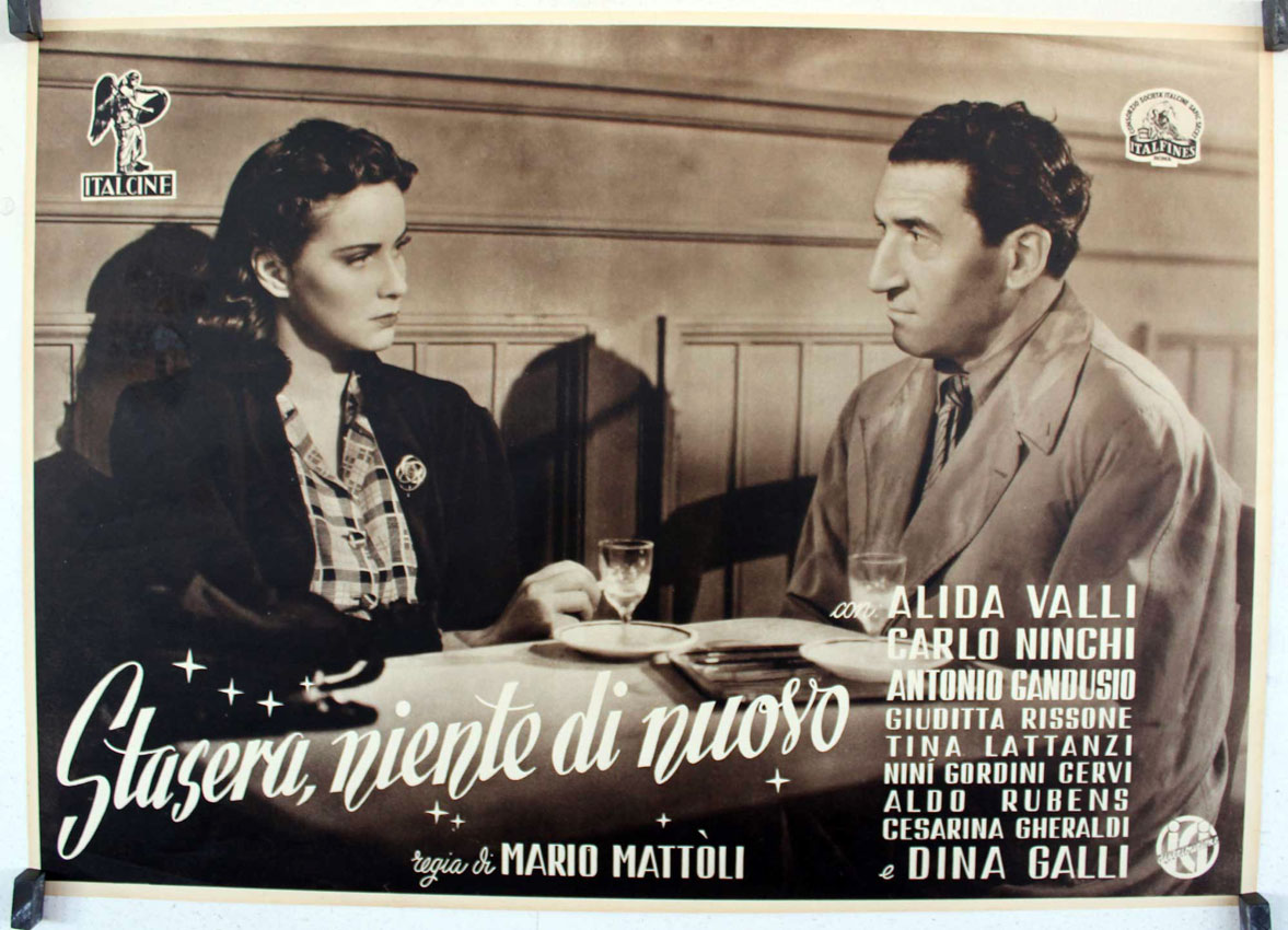 STASERA, NIENTE DI NUOVO