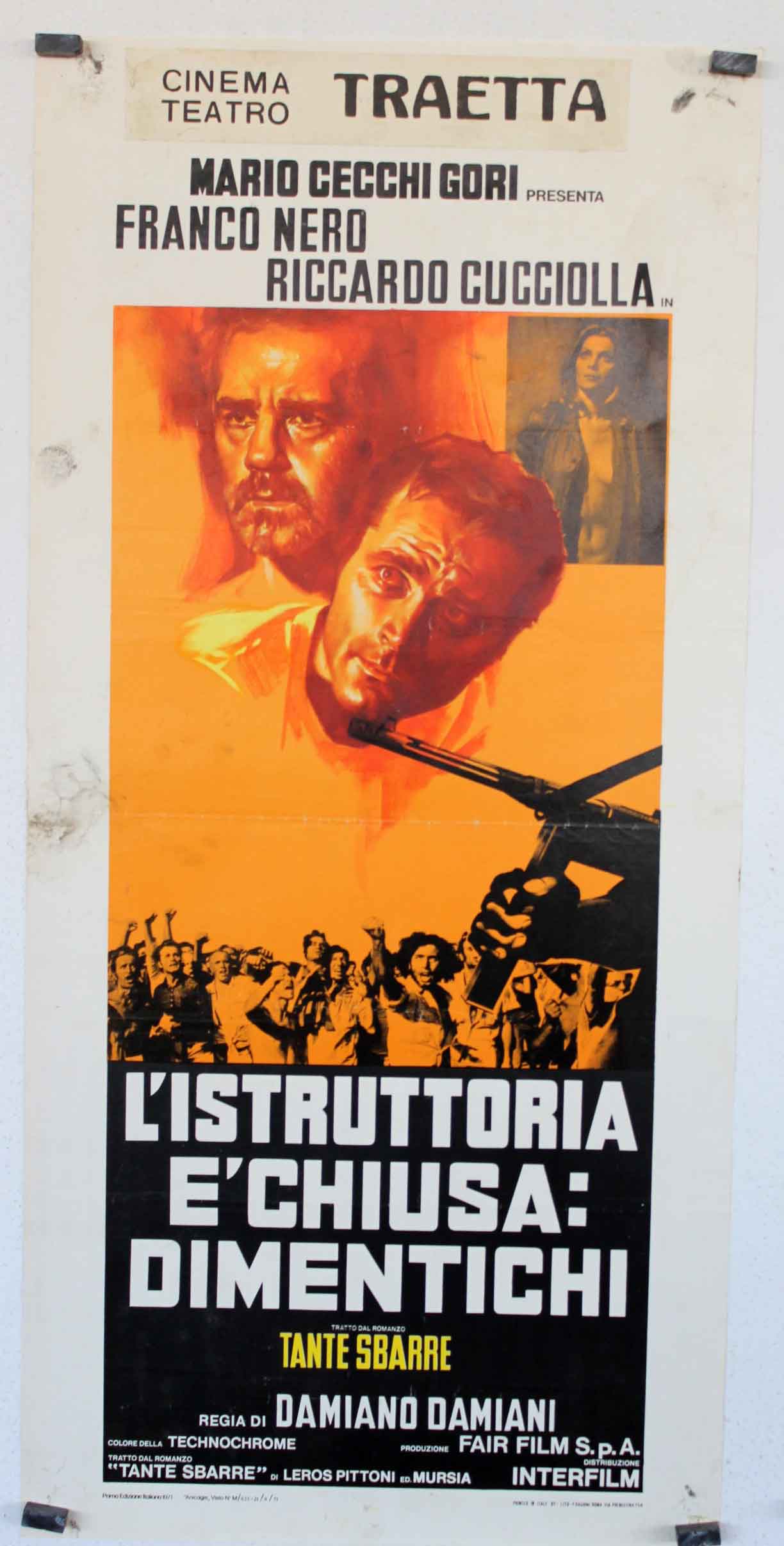 L�ISTRUTTORIA E�CHIUSA: DIMENTICHI