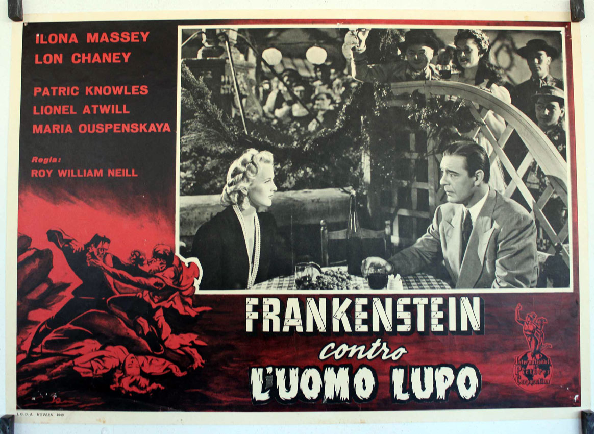 FRANKENSTEIN CONTRO LUOMO LUPO