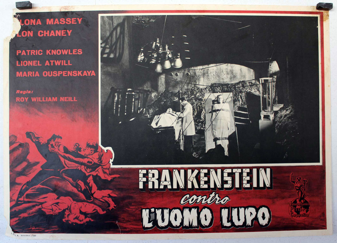 FRANKENSTEIN CONTRO LUOMO LUPO