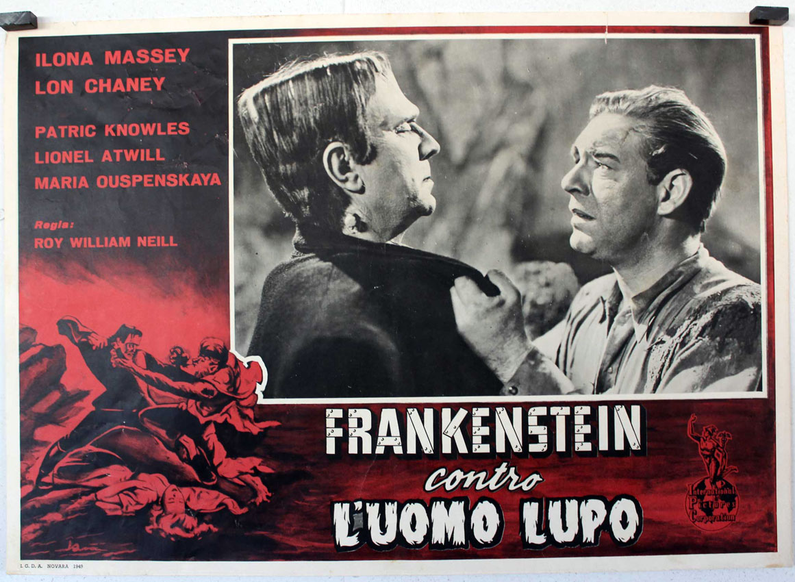 FRANKENSTEIN CONTRO LUOMO LUPO