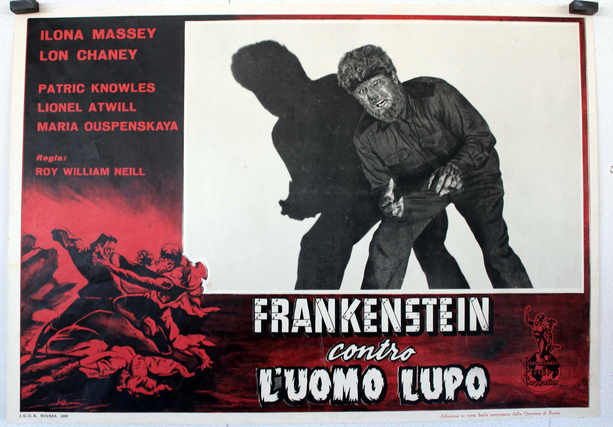 FRANKENSTEIN CONTRO LUOMO LUPO