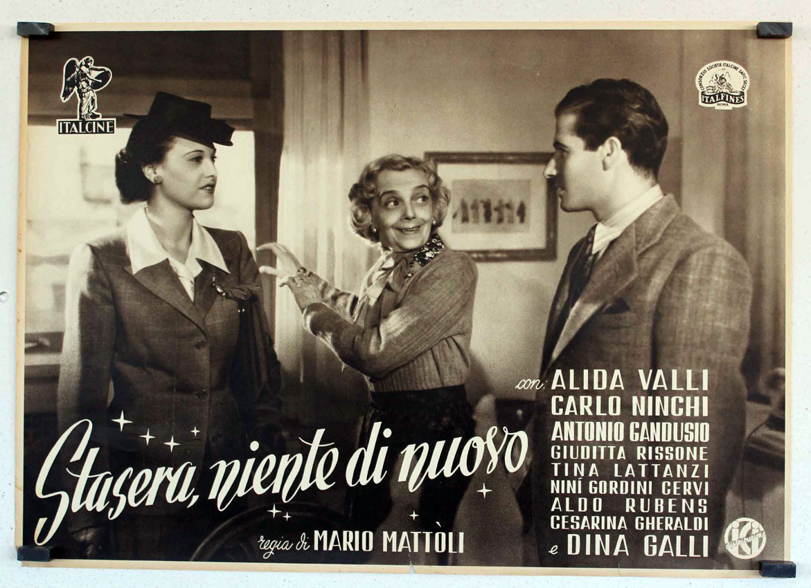 STASERA, NIENTE DI NUOVO