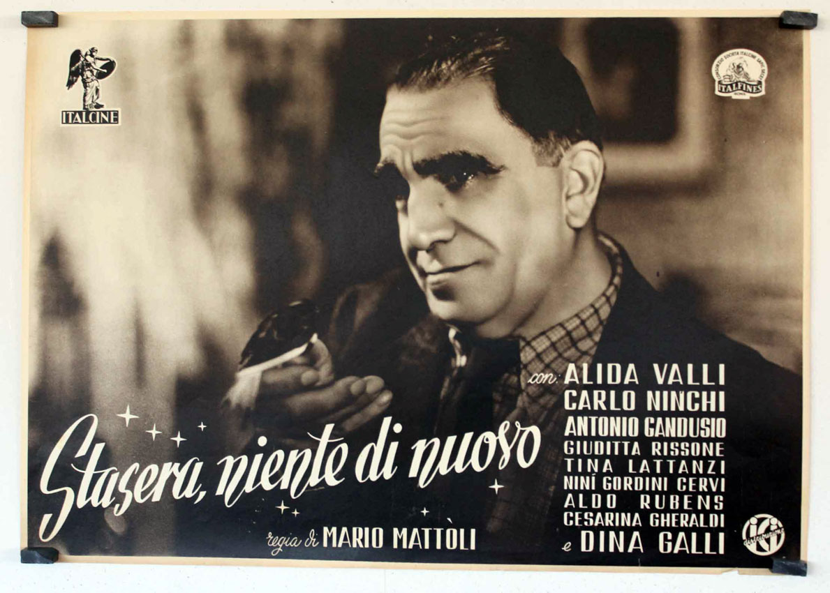 STASERA, NIENTE DI NUOVO