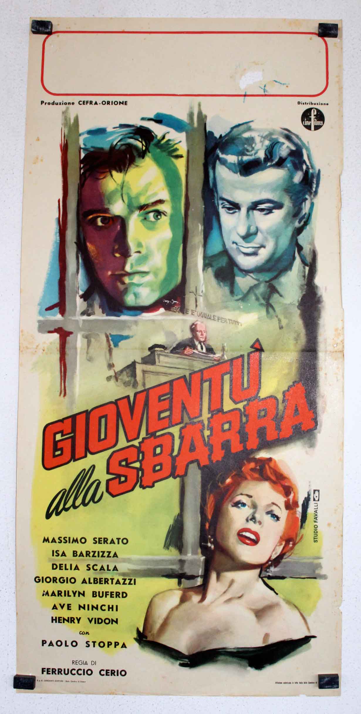 GIOVENTU ALLA SBARRA