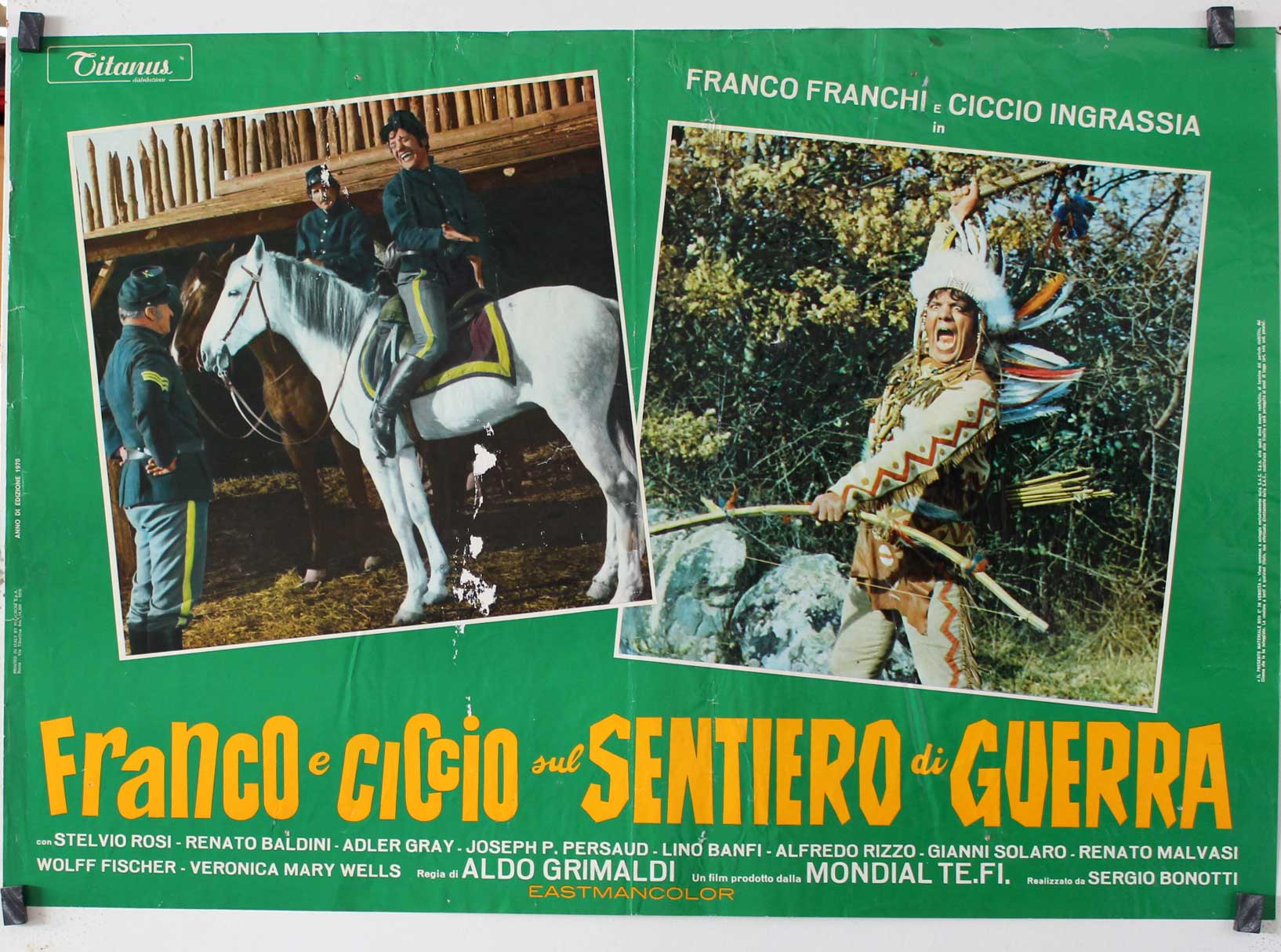 FRANCO E CICCIO SUL SENTIERO DI GUERRA