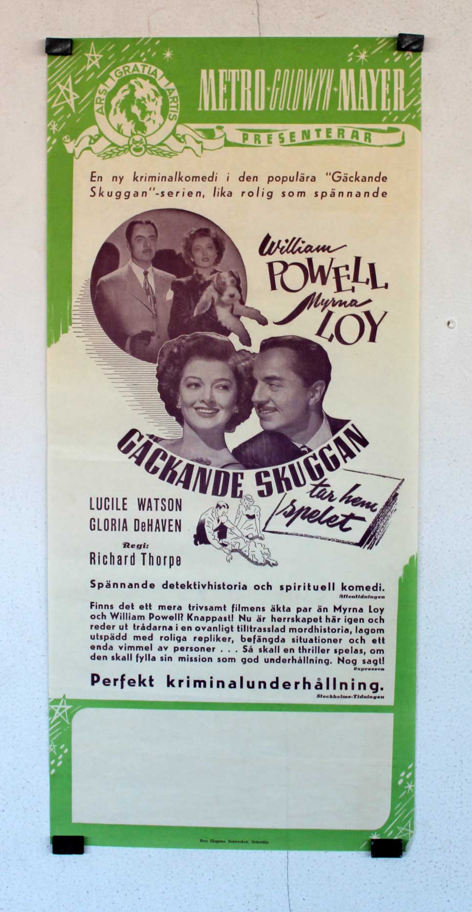 GACKANDE SKUGGAN TER HEM SPELET