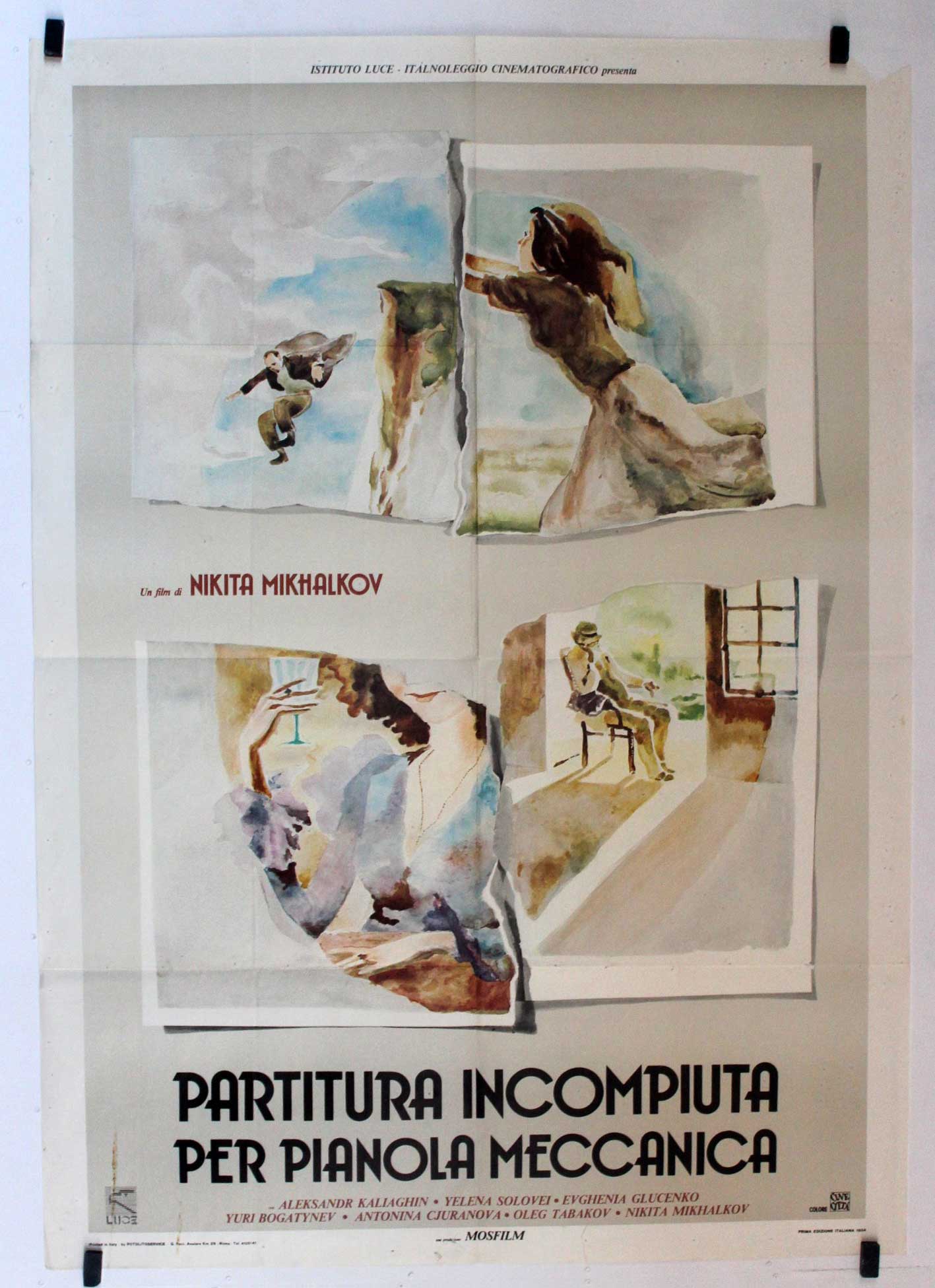 PARTITURA INCOMPIUTA PER PIANOLA MECCANICA