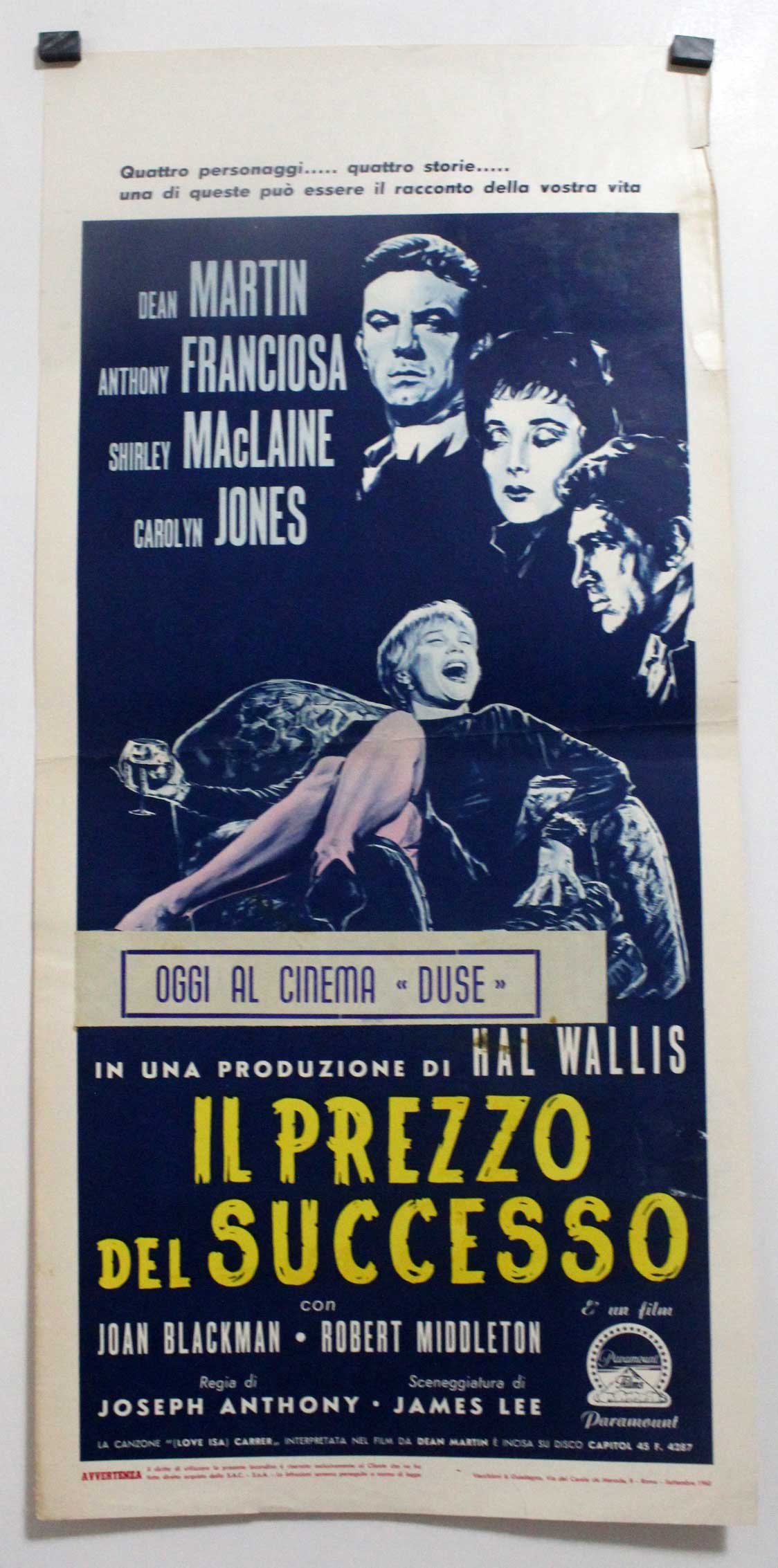 IL PREZZO DEL SUCCESSO