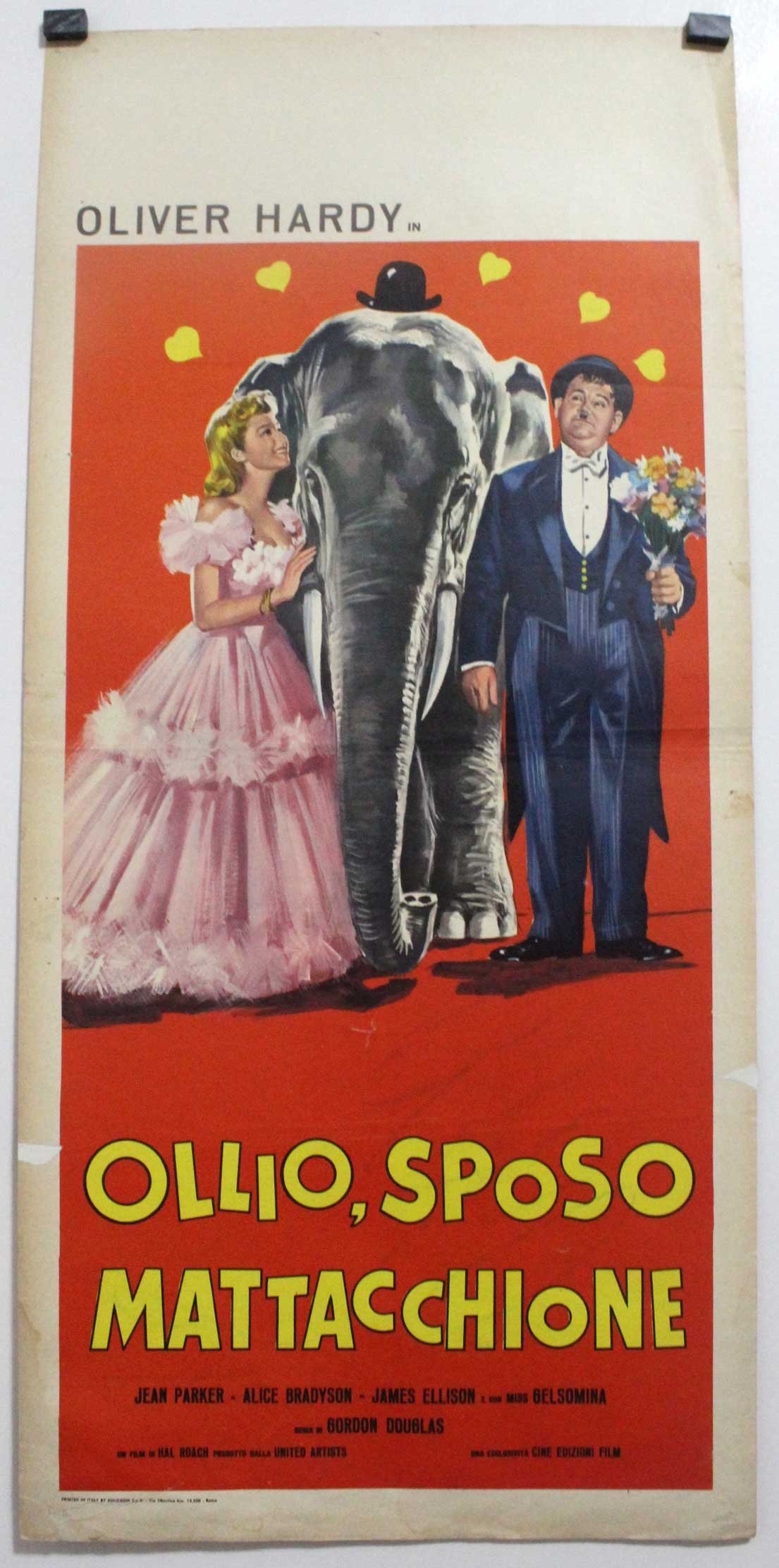 "OLLIO SPOSO MATTACCHIONE" MOVIE POSTER - "ZENOBIA" MOVIE POSTER