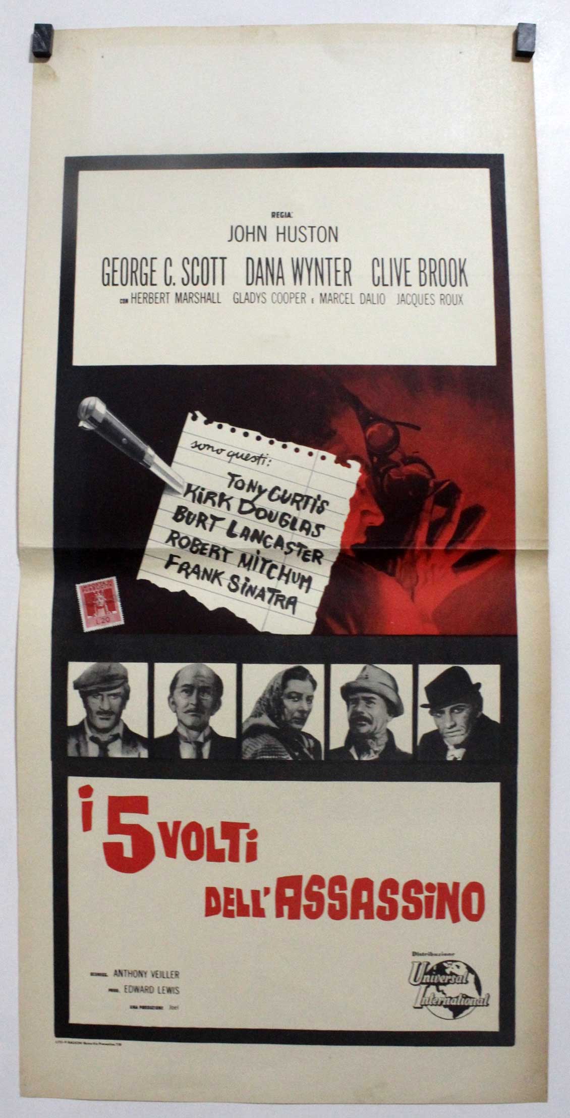 I 5 VOLTI DELLASSASSINO