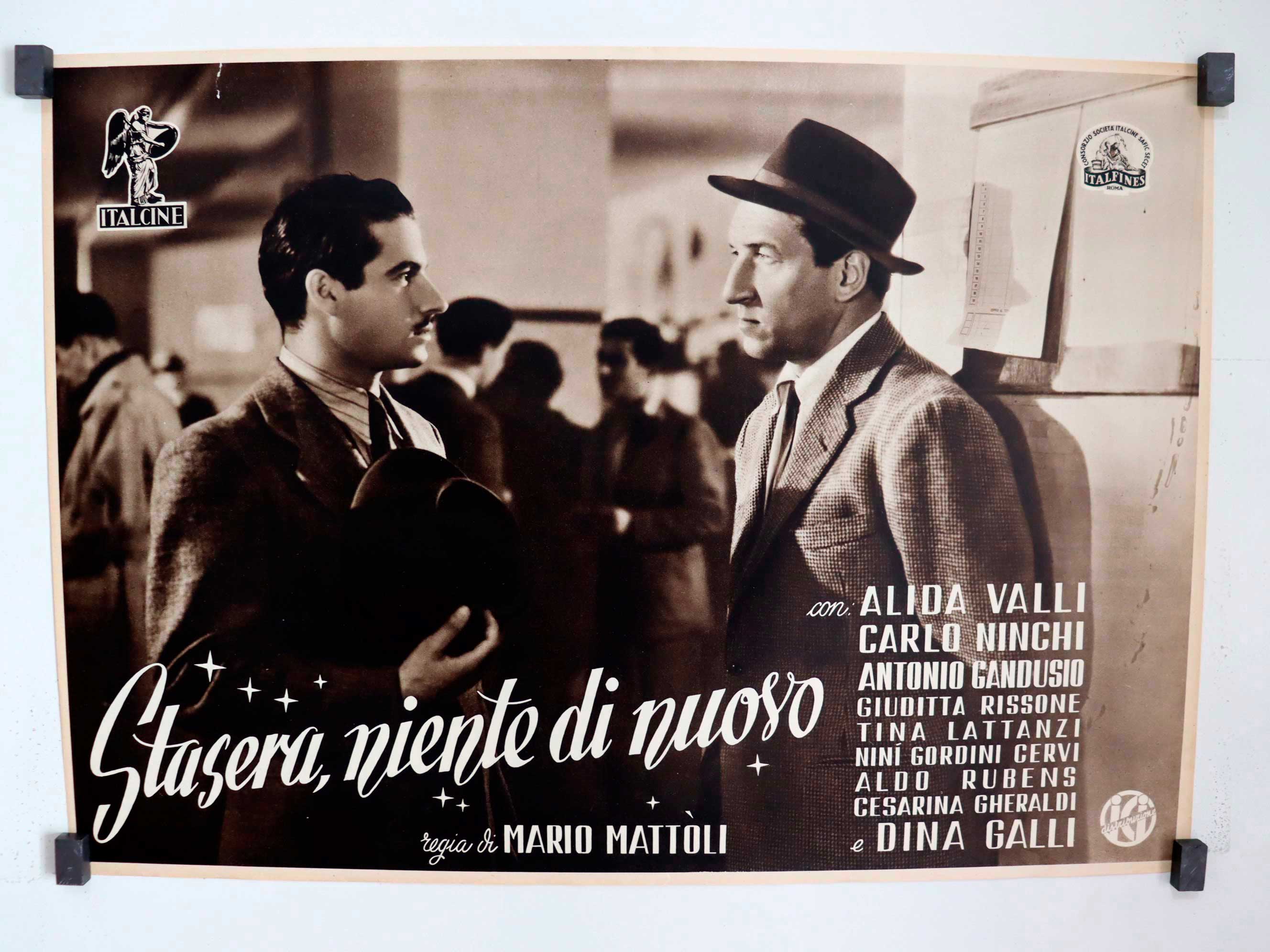 STASERA, NIENTE DI NUOVO