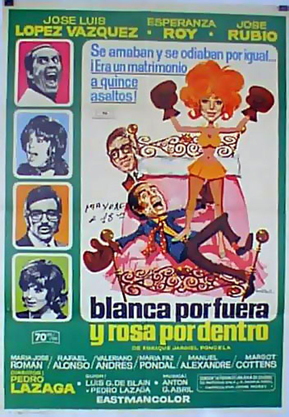 BLANCA POR FUERA Y ROSA POR DENTRO