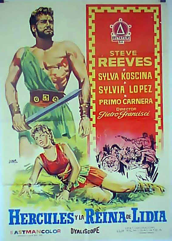 HERCULES Y LA REINA DE LIDIA