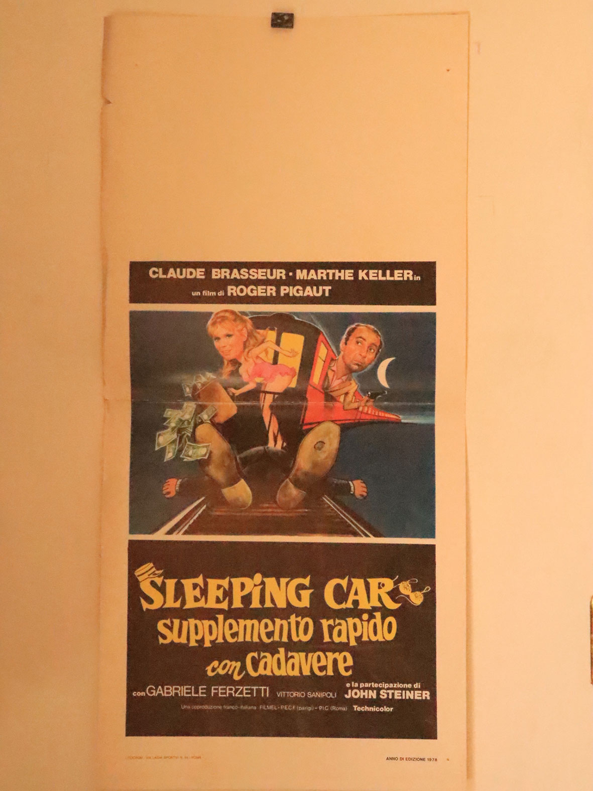 SLLEPING CAR SUPPLEMENTO RAPIDO CON CADAVERE