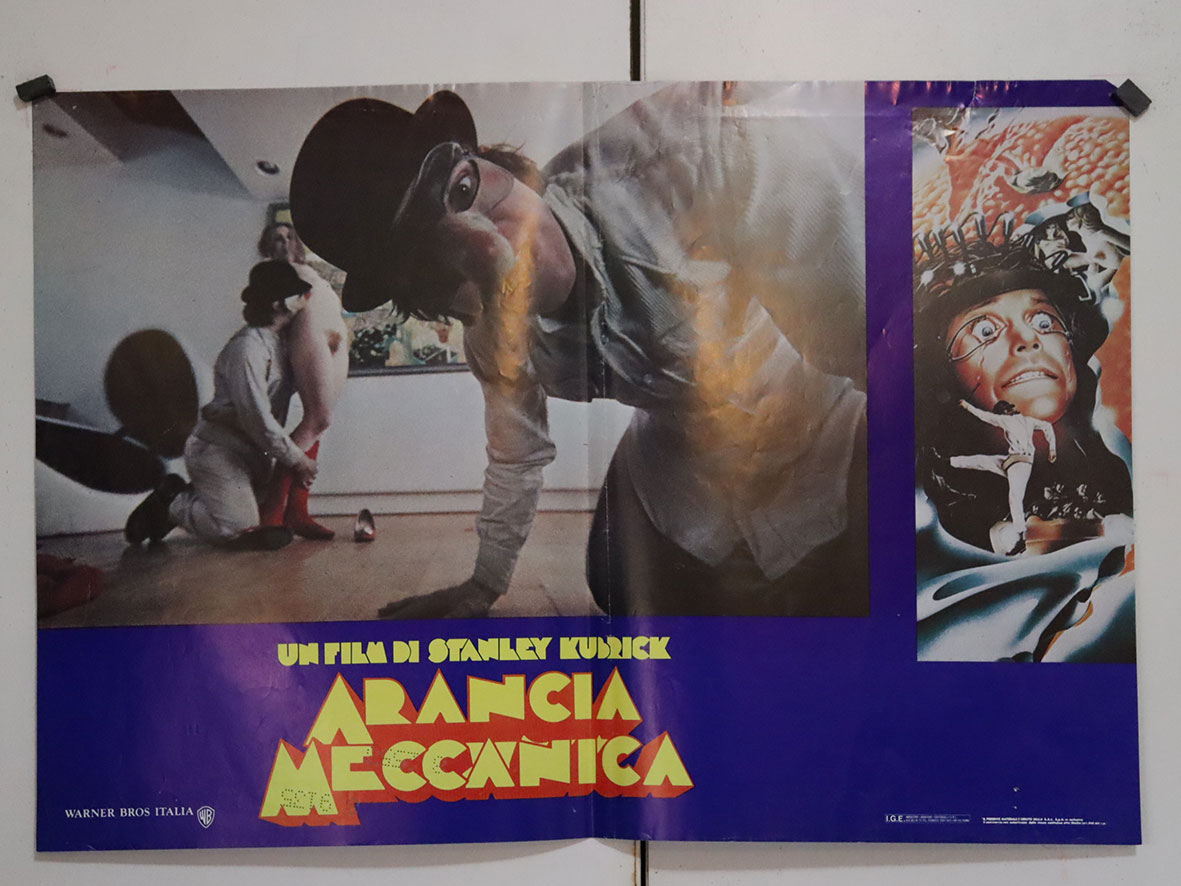 ARANCIA MECCANICA MOVIE POSTER - A CLOCKWORK ORANGE MOVIE POSTER