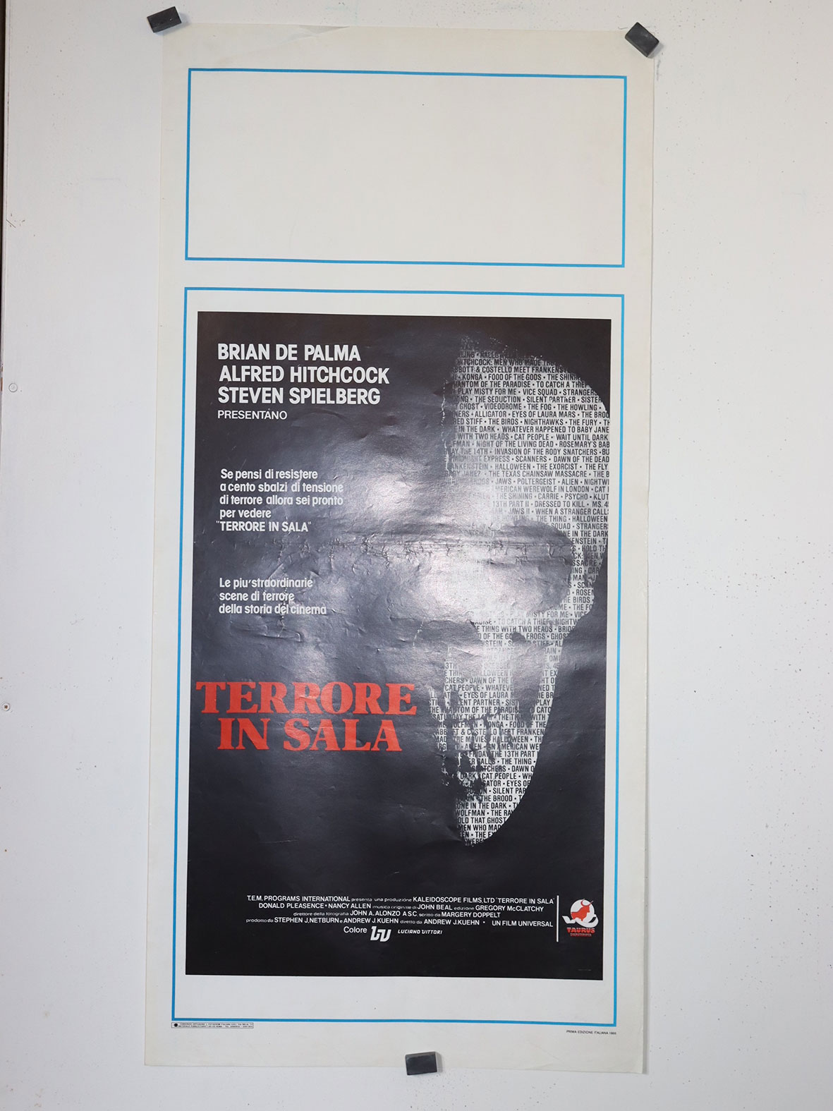 TERRORE IN SALA