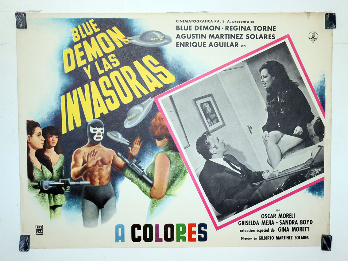 BLUE DEMON Y LAS INVASORAS