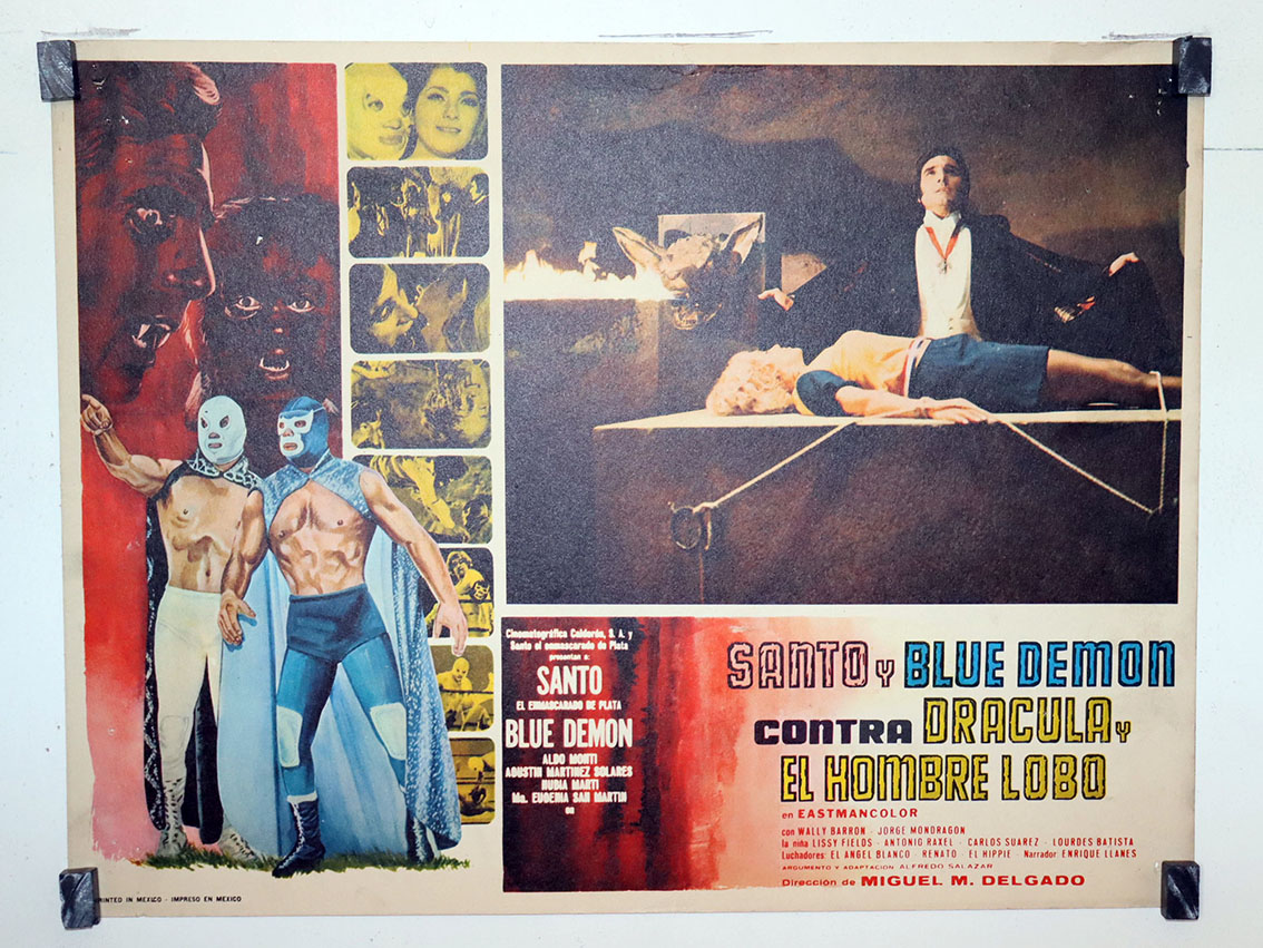 SANTO Y BLUE DEMON CONTRA DRACULA Y EL HOMBRE LOBO