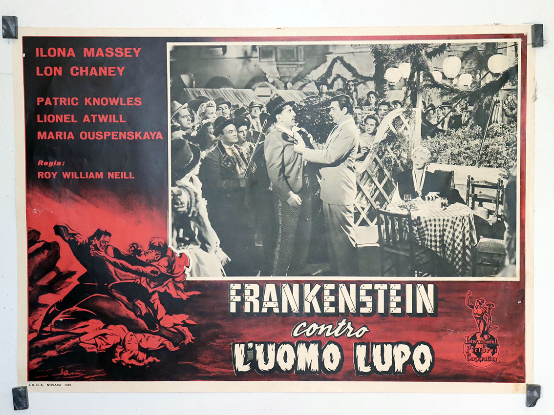 FRANKENSTEIN CONTRO LUOMO LUPO