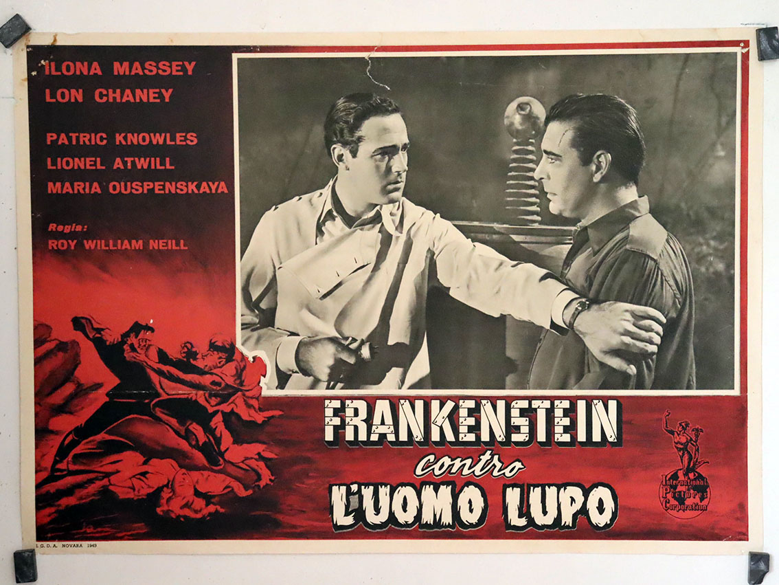 FRANKENSTEIN CONTRO LUOMO LUPO