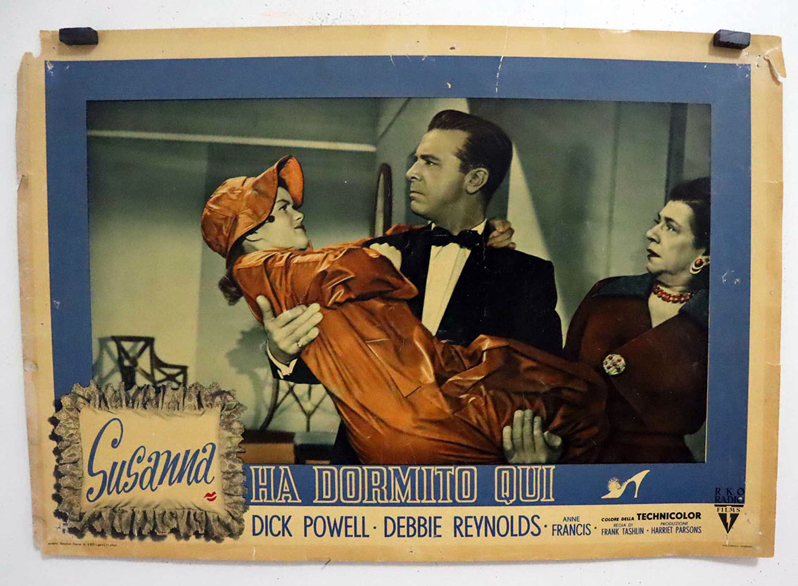 SUSANNA HA DORMITO QUI