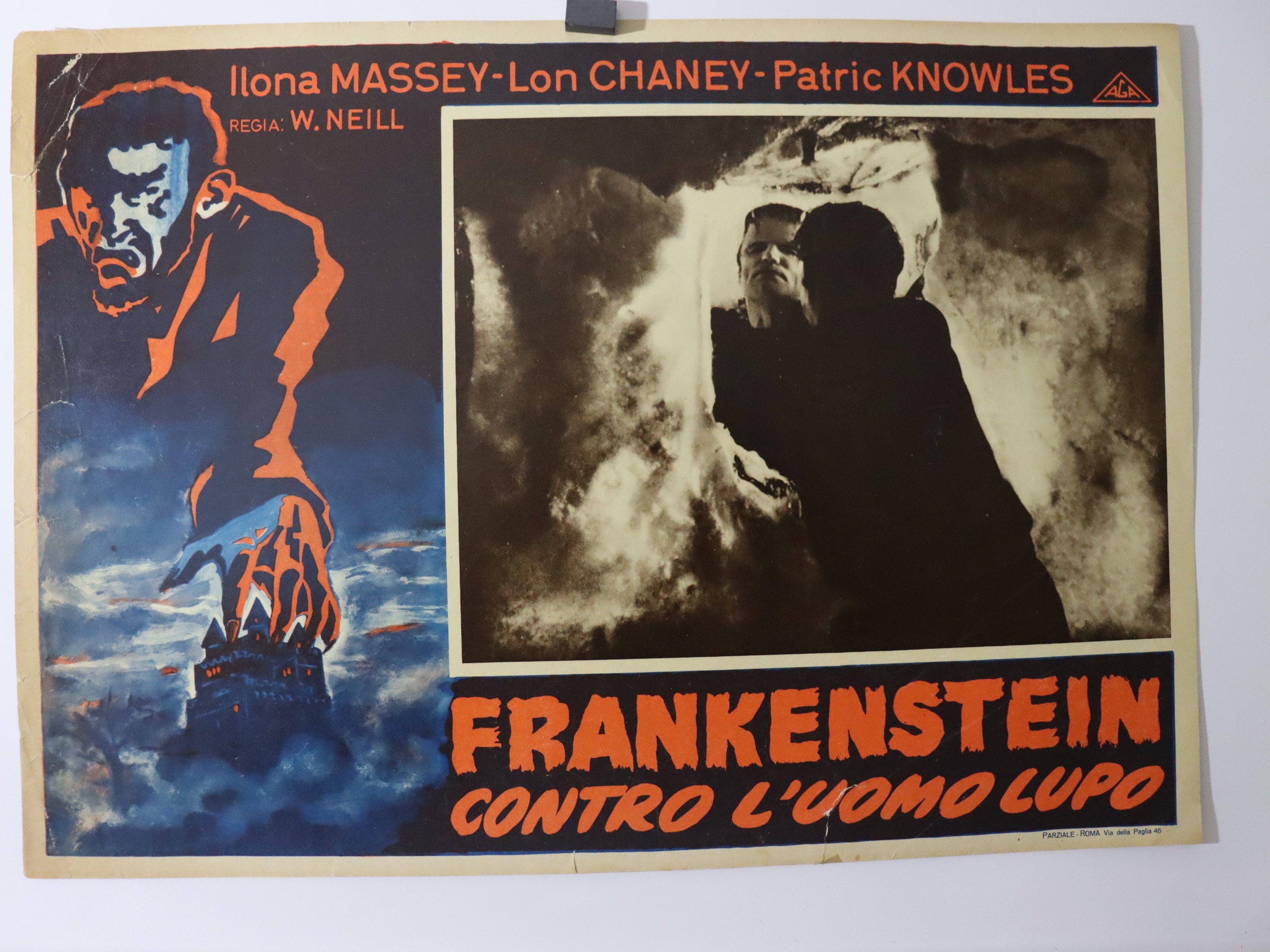 FRANKENSTEIN CONTRO LUOMO LUPO