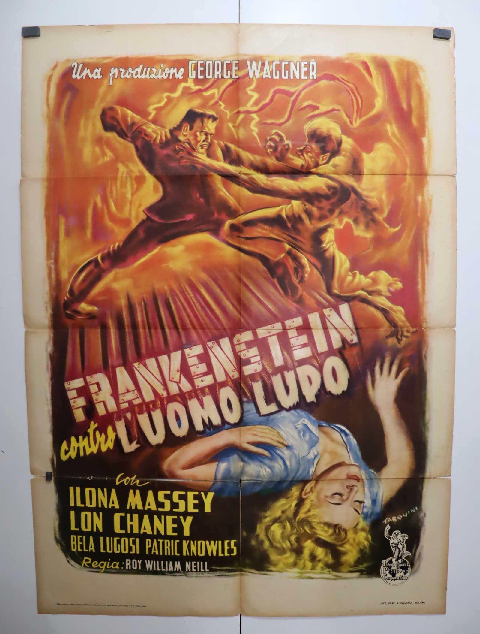 FRANKENSTEIN CONTRO LUOMO LUPO
