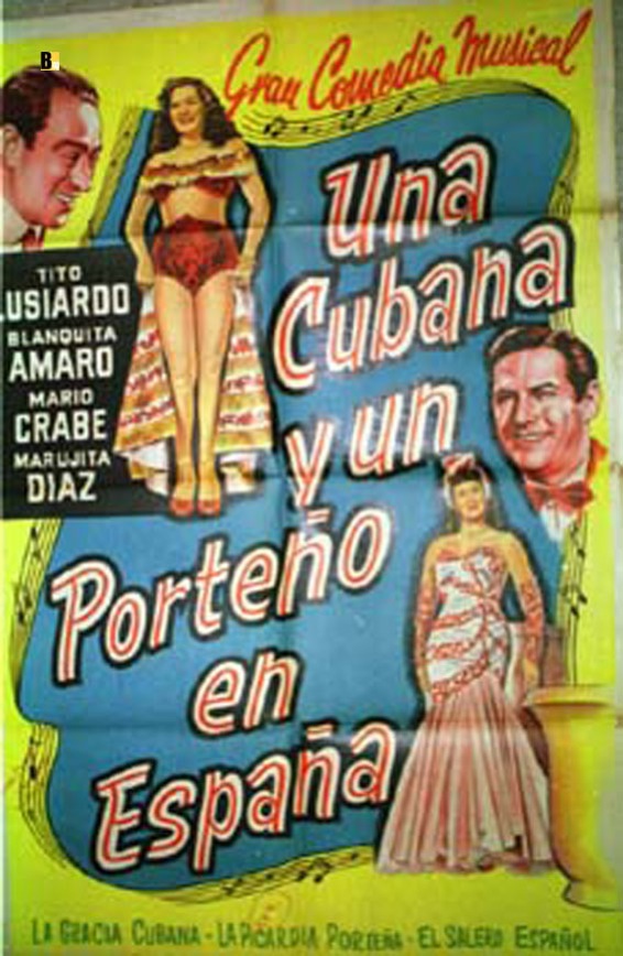 CUBANA Y UN PORTEÑO EN ESPAÑA, UNA