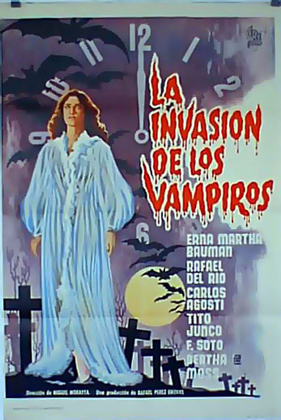 "INVASION DE LOS VAMPIROS, LA" MOVIE POSTER - "LA INVASION DE LOS