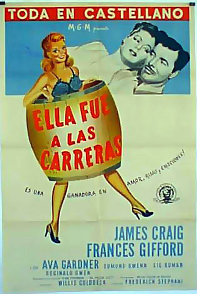 ELLA FUE A LAS CARRERAS