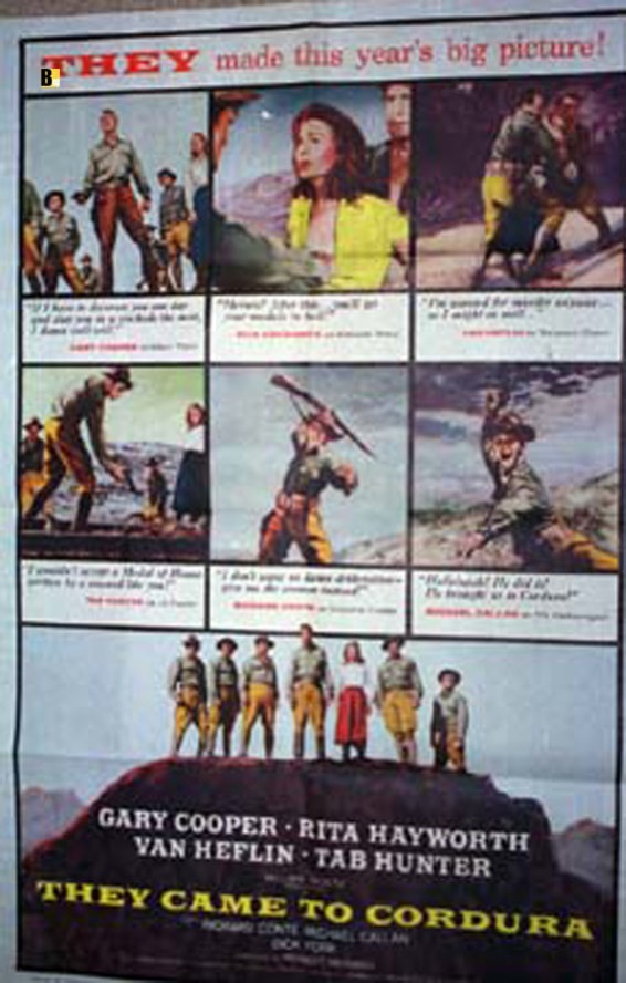 CAME TO CORDURA, THEY