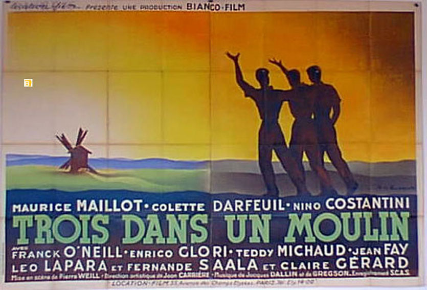 TROIS DANS UN MOULIN