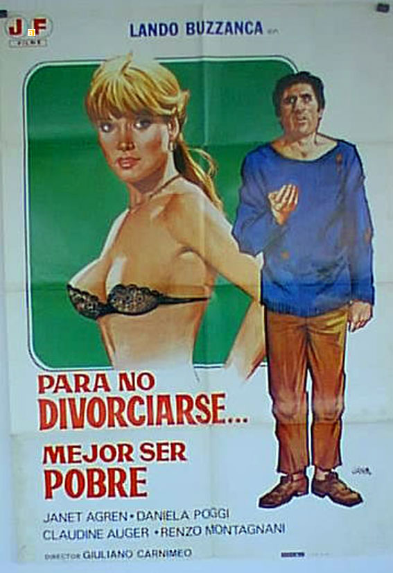 PARA NO DIVORCIARSE... MEJOR SER POBRE