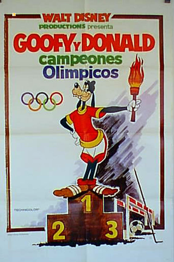 GOOFY Y DONALD CAMPEONES OLIMPICOS