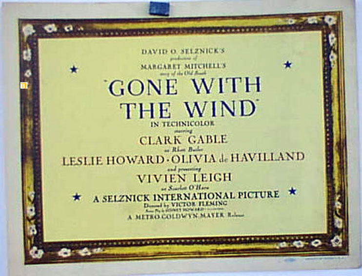 GONE WITH THE WIND