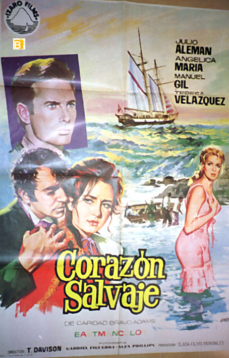 Corazon salvaje, tito davison, 1968, mexic. 