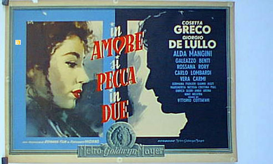 AMORE SI PECCA IN DUE, UN