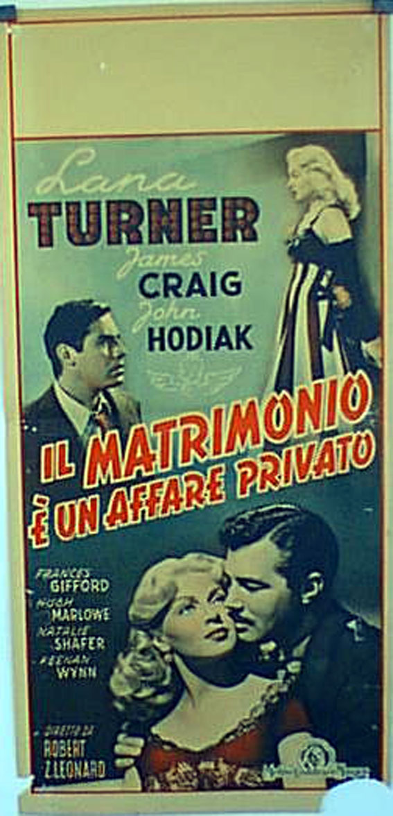 MATRIMONIO E UN AFFARE PRIVATO, IL