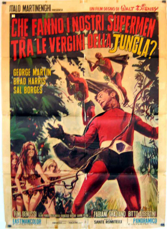 CHE FANNO I NOSTRI SUPERMEN TRA LE VERGINI DELLA JUNGLA