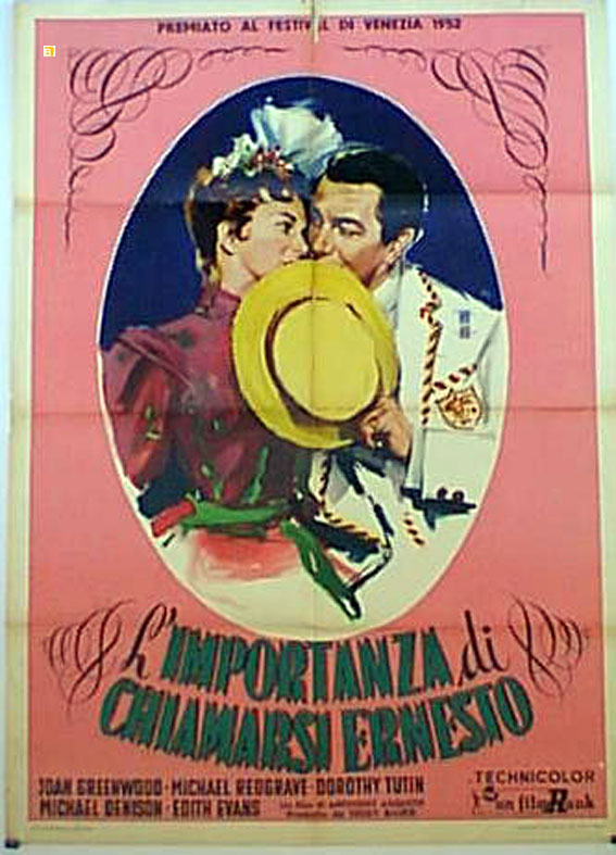 IMPORTANZA DI CHIAMARSI ERNESTO , L