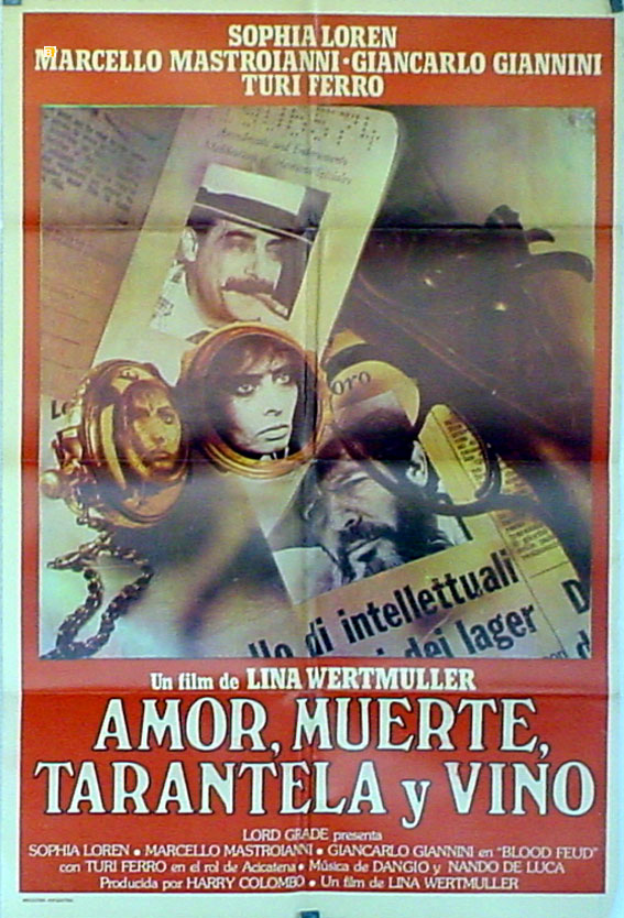 AMOR, MUERTE TARANTELA Y VINO