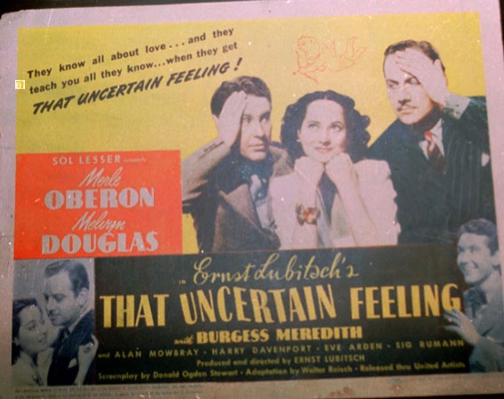 THAT UNCERTAIN FEELING