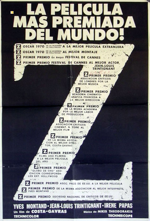 Z PELICULA MAS PREMIADA DEL MUNDO , LA
