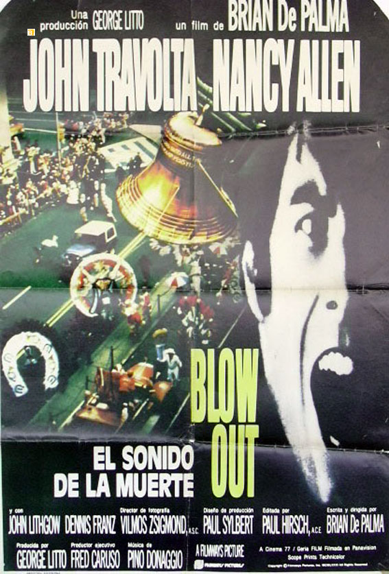 BLOW OUT, EL SONIDO DE LA MUERTE