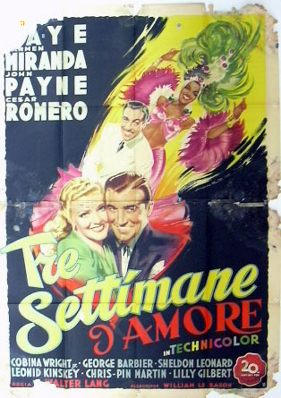 TRE SETTIMANE D AMORE