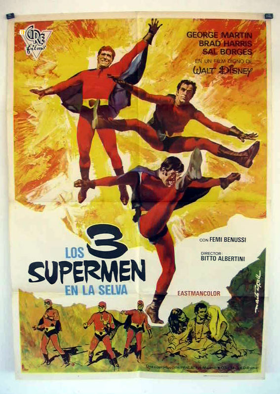 LOS 3 SUPERMEN EN LA SELVA