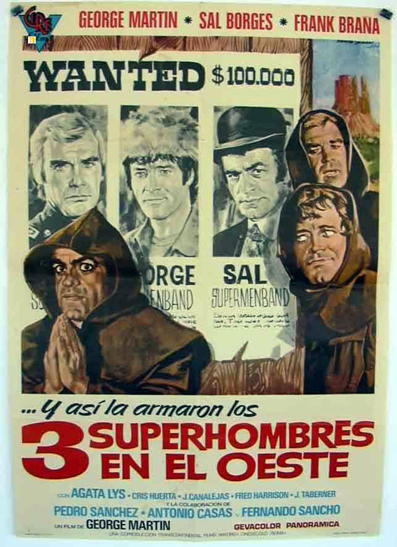 3 SUPERHOMBRES EN EL OESTE
