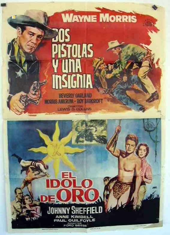 DOS PISTOLAS Y UNA INSIGNIA, EL IDOLO DE ORO