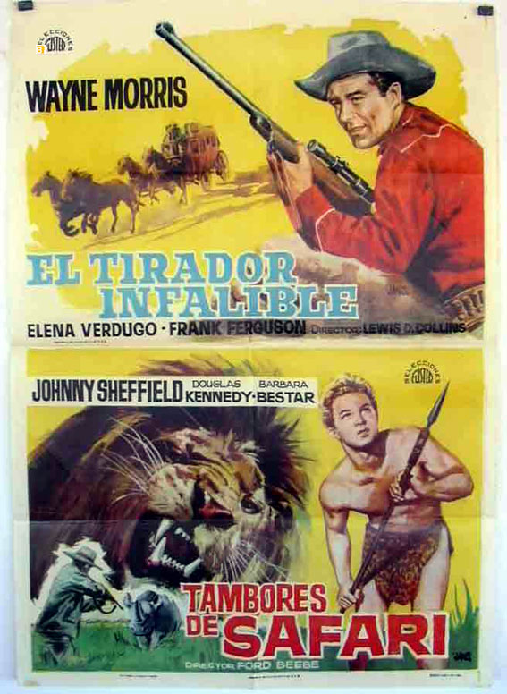 EL TIRADOR INFALIBLE, TAMBORES DE SAFARI